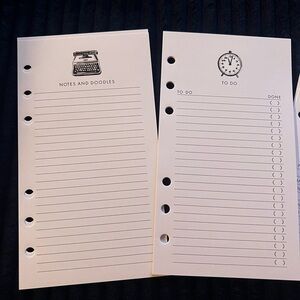 Kate Spade Personal Size planner inserts